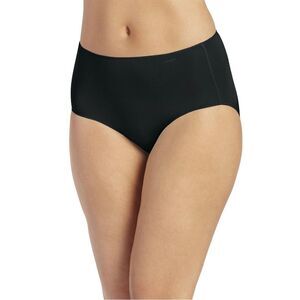 Jockey No Panty Line Promise Hip Brief 2 Pack Black Size 8/XL NWT